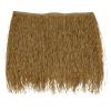 Weather-Resistant PE Artificial Palm Thatch Panels, 8-Piece Set, Fire-Resistant Yellow view 1