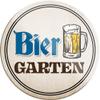 schilderkreis24 Funny Beer Garden Magnet, Refrigerator Decor, 8 x 8 cm view 1