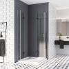 70 x 75 cm Corner-Entry Folding Shower Enclosure, 6 mm Nano-Coated Safety Glass view 2