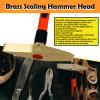 WEDO 300 g Brass Welding Hammer with Fiberglass Handle, 280 mm view 3