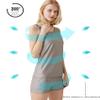 MYENA Women's Fitted EMF 5G Shielding Vest, 100% Silver Fiber Underwear T-Shirt, Radiation Suit, Shorts, XXL view 3