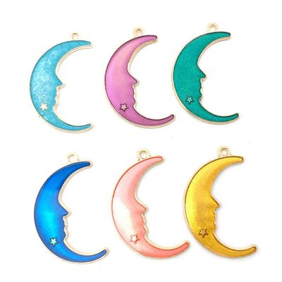 Aeromdale Gold-Plated Enamel Drop Charms for DIY Jewelry Making, 30 Pieces, C, 1 Set