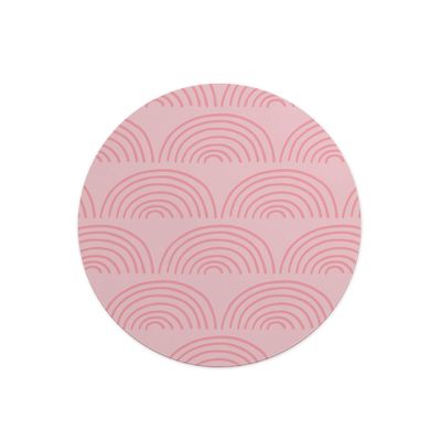 Questo Casa Round Digital-Printed Mouse Pad, Non-Slip Base, for Office and Home, 22 cm Diameter