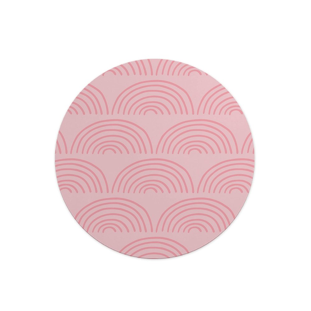 Questo Casa Round Digital-Printed Mouse Pad, Non-Slip Base, for Office and Home, 22 cm Diameter