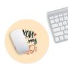 Questo Casa Round Printed Mouse Pad, Non-Slip Base, 22 cm Diameter view 2