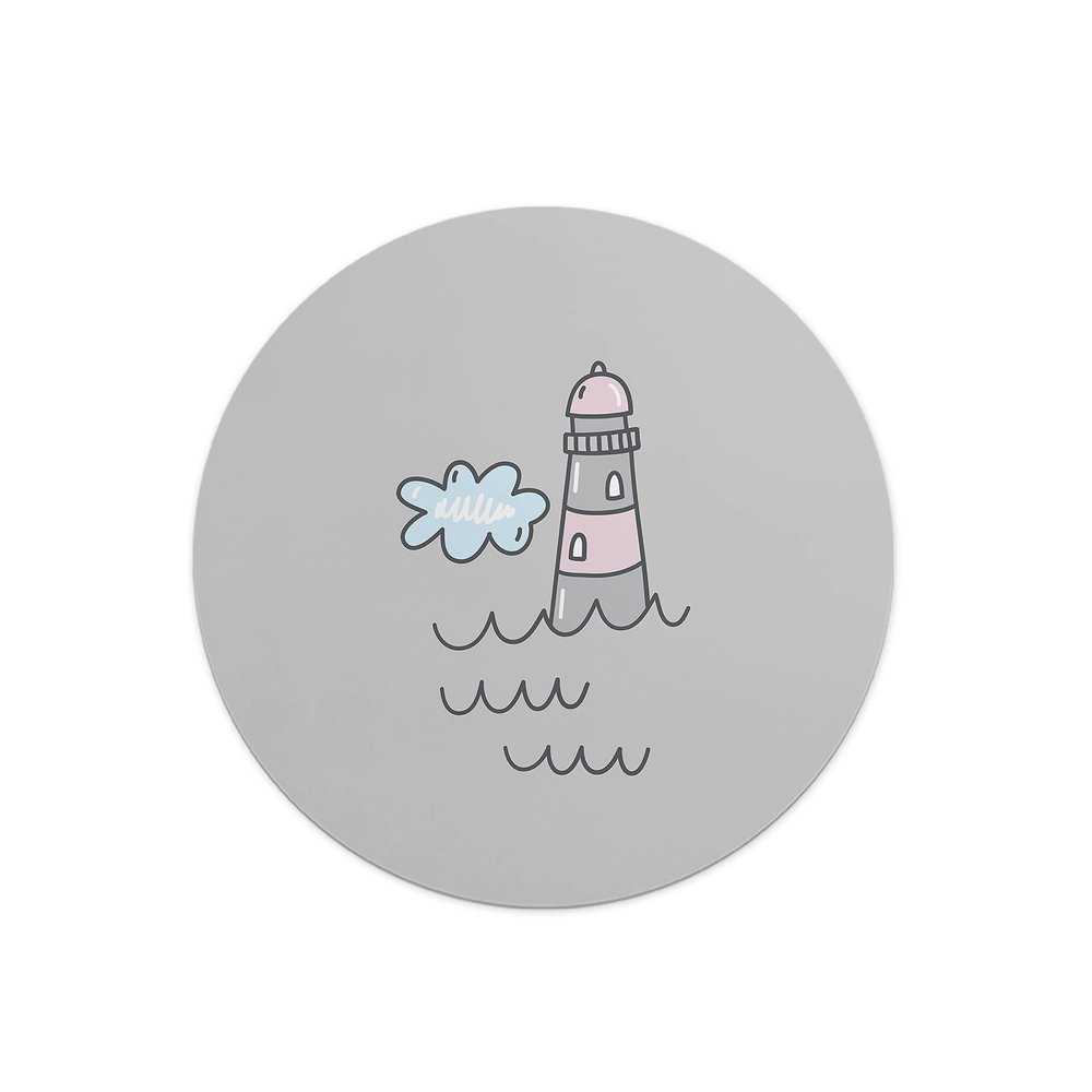 Questo Casa Round Printed Mouse Pad, Non-Slip, 22 cm Diameter