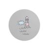 Questo Casa Round Printed Mouse Pad, Non-Slip, 22 cm Diameter view 1