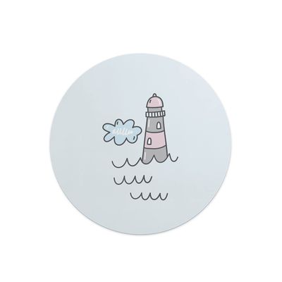Questo Casa Round Digitally Printed Mouse Pad, Non-Slip Base, 22 cm Diameter