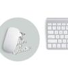 Questo Casa Round Printed Mouse Pad, Non-Slip Base, for Office and Home, 22 cm Diameter view 3