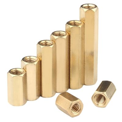 50-Piece Brass Double Hex Standoffs, Motherboard Standoffs, M2 x 4 mm
