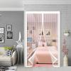 FANGJIE Magnetic Fly Screen Door Curtain, 145 x 265 cm (57 x 104 in), Gray view 2