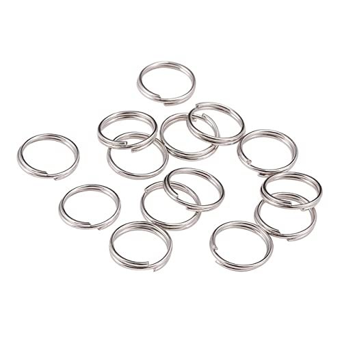 LINPM 50–200 Pieces/Lot 4, 6, 8, 10, 12 mm Open Double-Loop Gold-Tone Jump Rings for Jewelry Making