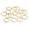 LINPM 50–200 Pieces/Lot 4, 6, 8, 10, 12 mm Open Double-Loop Gold-Tone Jump Rings for Jewelry Making view 2