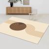 Beige Geometric Graffiti Stripe Area Rug, 60 x 120 cm view 1