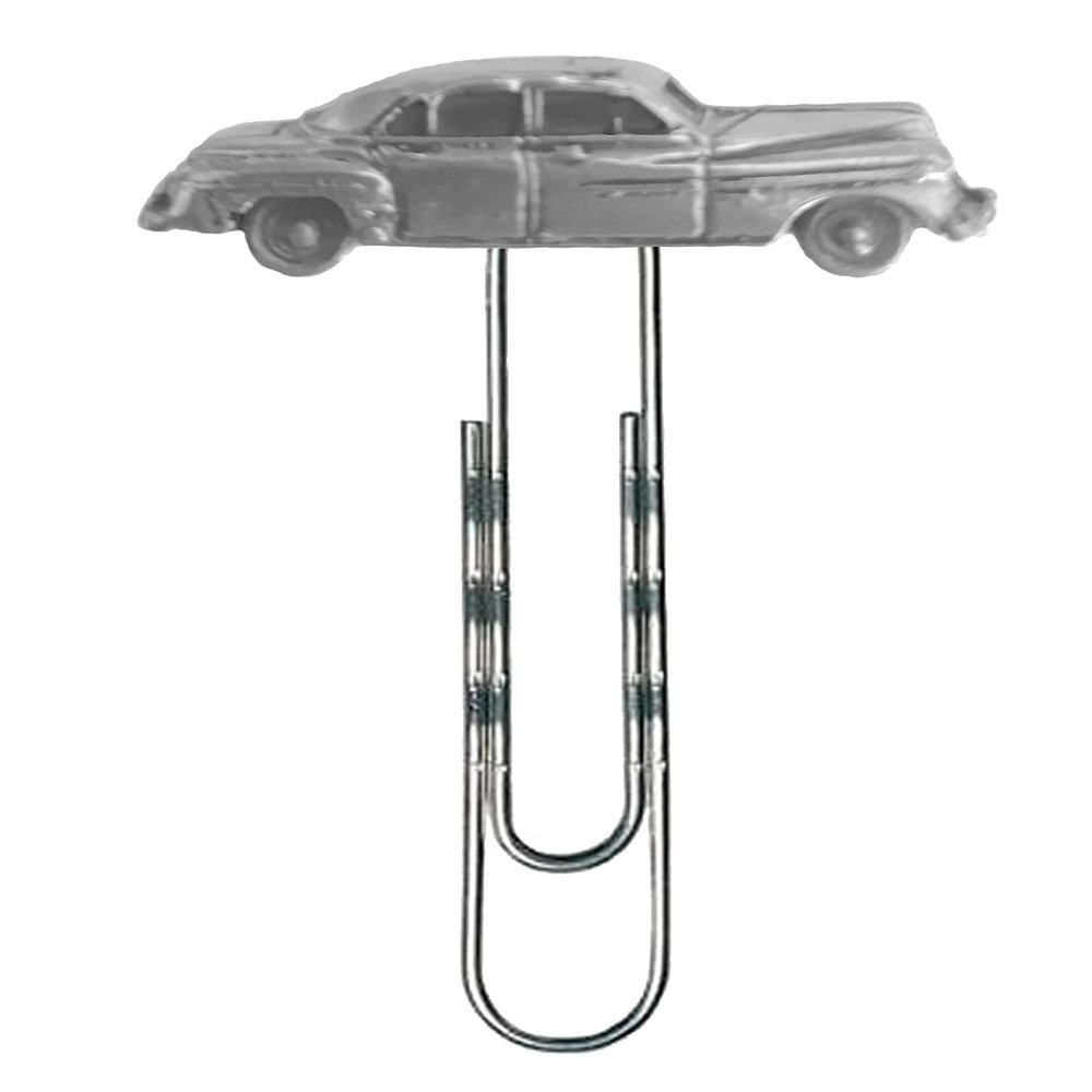 1940s US Meadowbrook Sedan 3D Pewter-Effect Bookmark Clip