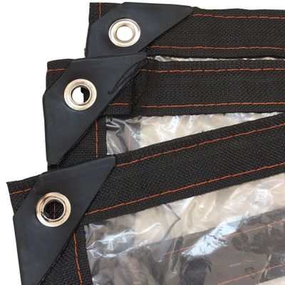 Lightweight Clear Waterproof Tarpaulin, 1.5 m x 3.5 m, 0.13 mm Thick