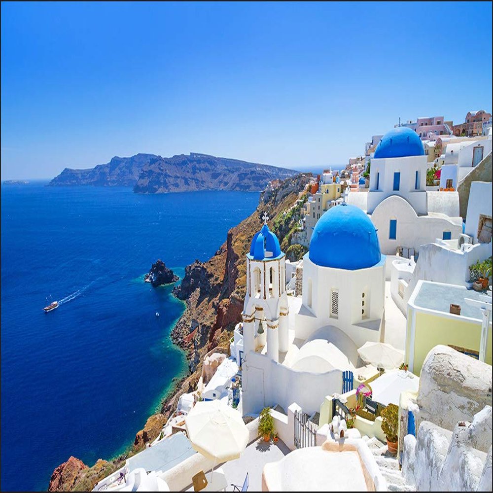 Muralo Vinyl Photo Wallpaper, Landscape, Sea, 3D, XXL, Nature Scene - 90 x 60 cm
