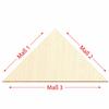 Right-Triangle Wood Cutouts for Crafts, 2–50 cm view 3
