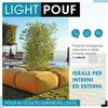 DESHOME Light Pouf Indoor Bean Bag Sofa, 200 x 200 cm, 4-Piece Set, Sunny Yellow view 3