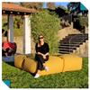 DESHOME Light Pouf Indoor Bean Bag Sofa, 200 x 200 cm, 4-Piece Set, Sunny Yellow view 4