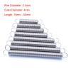 10-Piece 304 Stainless Steel Extension Springs with Hooks, 0.4 mm Wire, 4 mm OD, 15–50 mm Length view 2
