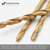 Saipor 16-Piece Titanium-Coated HSS Twist Drill Bit Set, 1.5–6.5 mm view 3