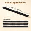 4-Piece Silicone Oven Rack Guards, Heat-Resistant Toaster Burn Protection view 2