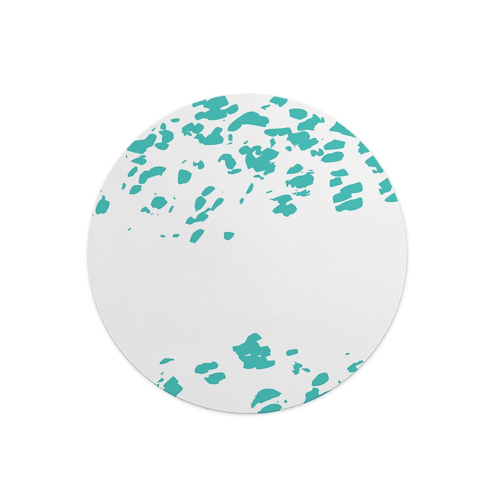 Questo Casa Round Printed Mouse Pad, Non-Slip Base, 22 cm Diameter