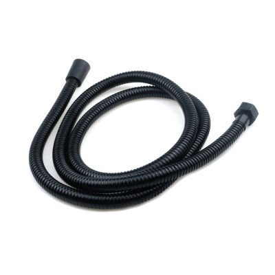 WDONAY Stainless Steel Shower Hose, Black, 140 cm