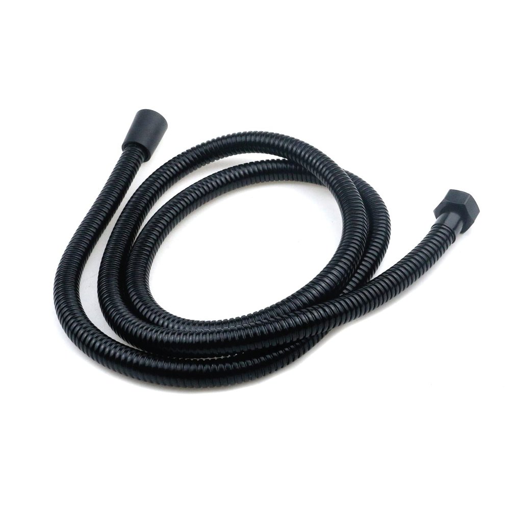 WDONAY Stainless Steel Shower Hose, Black, 140 cm