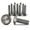 PROTECH 5-Piece M10 x 60 Stainless Steel A2 Flanged Button Head Socket Screws, ISO 7380 view 1