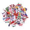 Danlai 50-Piece World Flags Sticker Pack, National Flag Decals for Laptop, Skateboard, Snowboard, Luggage, Car, and Bicycle view 1