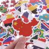 Danlai 50-Piece World Flags Sticker Pack, National Flag Decals for Laptop, Skateboard, Snowboard, Luggage, Car, and Bicycle view 3