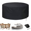ZHANGY Waterproof Garden Furniture Cover 310 x 89 cm, Round Furniture Set Cover view 1