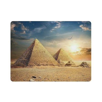 AOOEDM Amazing Pyramid Sunset Vintage Metal Sign for Home, Shop, Coffee Shop, Garage, Man Cave, Kitchen, or Bar
