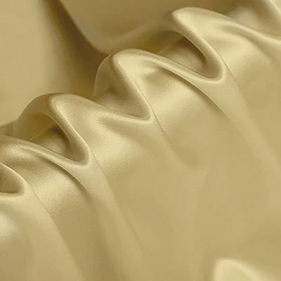 CISULI 1971 Silk Fabric, 100% Natural Silk Satin, 30 Momme, 114 cm Wide, for Evening and Wedding Dresses, Solid Color