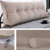 Triangular Backrest Pillow for Adults, 100 x 50 x 20 cm view 3