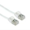 ROLINE GREEN U/FTP Cat. 6A (Class EA) LSOH Slim Patch Cable, White, 0.5 m view 3