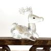 TYUTYU Crystal Sika Deer Figurine, Clear Glass Wildlife Paperweight, Home Table Decor view 1