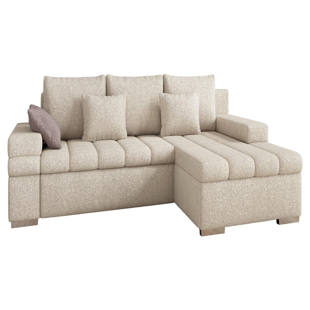 Mirjan24 Bangkok Premium Sectional Sofa Bed with Storage, Right Side