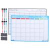 UKCOCO 2-Piece Magnetic Weekly and Monthly Planner Set view 1