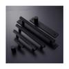 SZOMH Knurled Brass Cabinet Handles, Gold and Black view 3