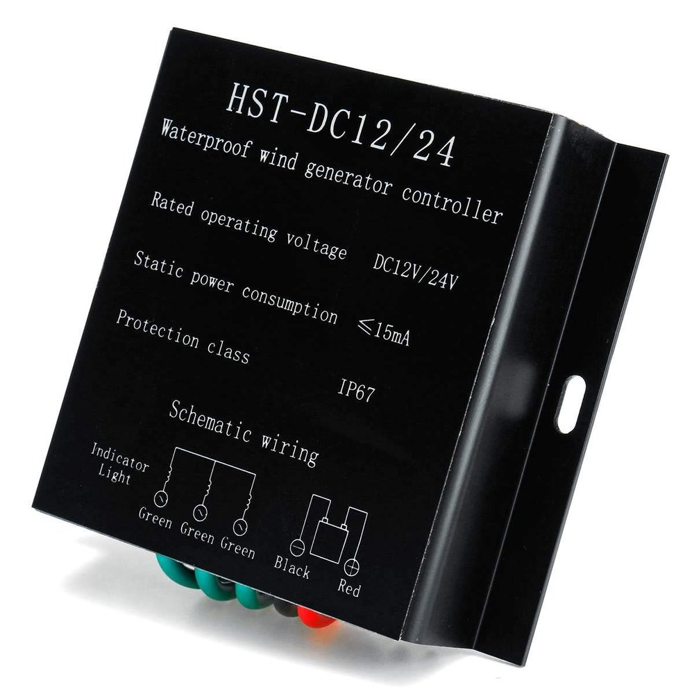 QINGDONGDZA 5000W MPPT Wind Charge Controller, 12V/24V Auto-Adaptive