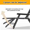 Mafatian Oversized Outdoor Lounge Recliner, Zero-Gravity Chair with Removable Headrest, Supports over 440 lb view 3