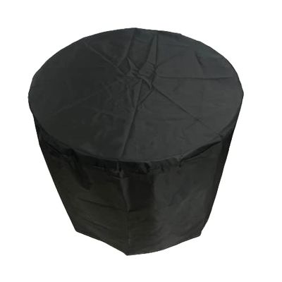 QIAOH Round Patio Furniture Cover 140 x 100 cm, 420D Oxford Fabric Cover for Round Garden Tables