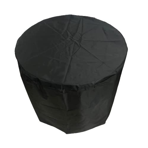 QIAOH Round Patio Furniture Cover 140 x 100 cm, 420D Oxford Fabric Cover for Round Garden Tables
