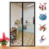Magnetic Fly Screen Door Curtain, Black, 95 x 215 cm view 1