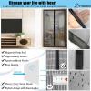 Magnetic Fly Screen Door Curtain, Black, 95 x 215 cm view 2