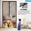 Magnetic Fly Screen Door Curtain, Black, 95 x 215 cm view 3