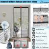 Magnetic Fly Screen Door Curtain, Black, 95 x 215 cm view 4